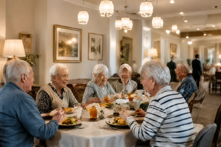 dinning together