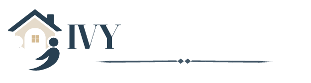 ivy senior living logo white